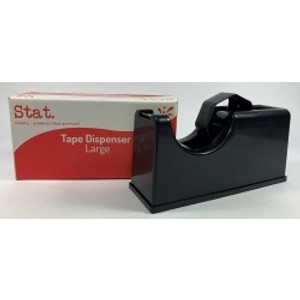 STAT TAPE DISPENSER LARGE BLACK (138-150)