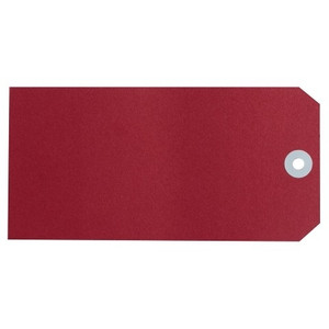 AVERY SHIPPING TAGS SIZE 8 160MM X 80MM RED BOX 1000