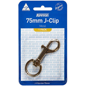 KEVRON AL1057 METAL J CLIP 75 MM PK1