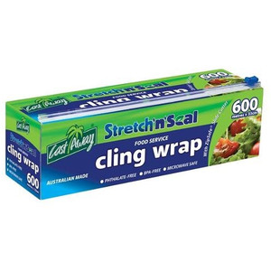 CAST AWAY CLING WRAP ECONOMY ZIP SAFE DISPENSER 33CM X 600M