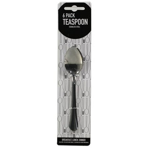 Stainless Steel Teaspoons Pack of 6 KT0036