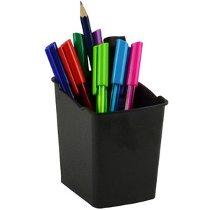 ITALPLAST "e" Pen / Pencil Cup - Recycled Black, Each