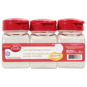Storage Containers With Flip Lid (Pack of 3) BPA Free (Betty Crocker)