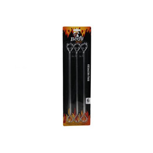 BBQ Skewers 26cm (Pack of 6) Metal