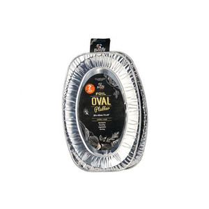 Oval Platters 42 x 28cm (Pack of 2) Foil