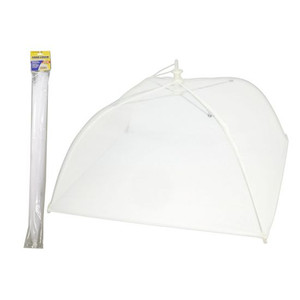Food Cover 60 x 60cm (White) Protects Food From Insects, Dirt & Dust