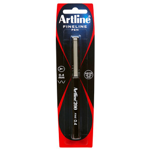 ARTLINE 200 FINELINER PEN 0.4MM BLACK HS