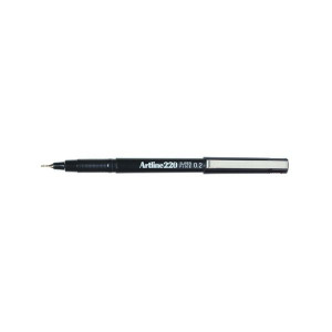 ARTLINE 220 FINELINER PEN 0.2MM BLACK HS