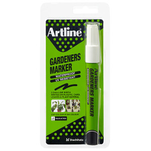 ARTLINE GARDENERS PERMANENT MARKER WHITE HS (EACH)