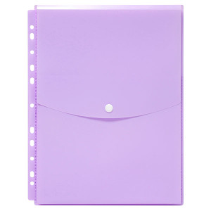 MARBIG BINDER WALLET A4 TOP OPEN PASTEL PURPLE