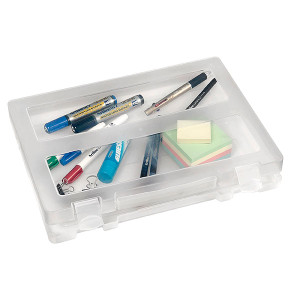 MARBIG PLASTIC CLEAR CASE A4 W/HANDLE