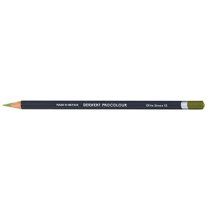 DERWENT PROCOLOUR PENCIL OLIVE GREEN 52 (Box of 6)