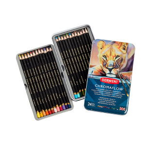 DERWENT PROFESSIONAL CHROMAFLOW TIN 24