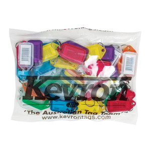 KEVRON ID5 KEYTAGS BARCODED ASSORTED BAG 50