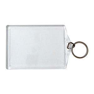 KEVRON ID58 PHOTO TAGS LRG OBLONG CLEAR (PK50)