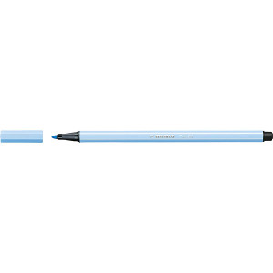 STABILO PEN 68 FIBRE TIP PEN ICE BLUE (BX10)