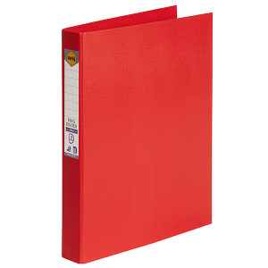 MARBIG RING BINDER A4 25MM 3D PE RED