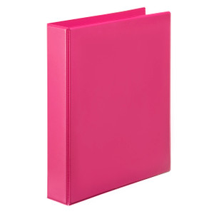 MARBIG CLEARVIEW INSERT BINDER A4 25MM 2D PINK