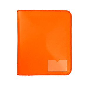 MARBIG ZIPPER BINDER W/ TECH CASE 25MM 2D ORANGE