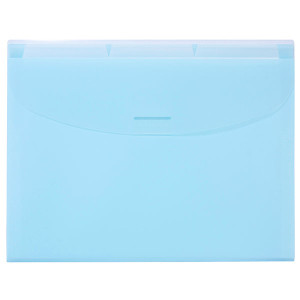 MARBIG EXPANDING WALLET 3 TABS PASTEL BLUE