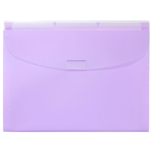 MARBIG EXPANDING WALLET 3 TABS PASTEL PURPLE