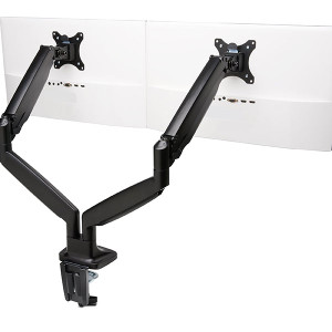 KENSINGTON SMARTFIT ONE TOUCH DUAL MONITOR ARM BLACK