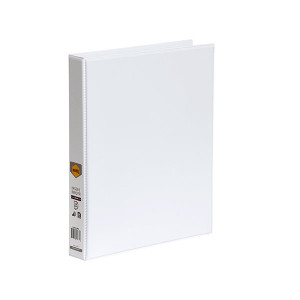 MARBIG CLEARVIEW INSERT BINDER A4 4DR 25MM WHITE