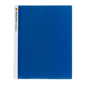 MARBIG DISPLAY BOOK W/INSERT COVER NON-REFILLABLE 40 PAGES BLUE
