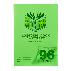 SPIRAX P117 EXERCISE BOOK A4 18MMDT 96PG 70gsm