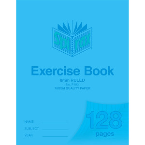 SPIRAX P193 EXERCISE BOOK 225x175 8MM 128PG 70gsm