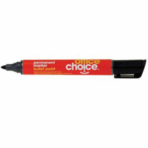 OFFICE CHOICE PERMANENT BULLET MARKER BLACK OCH110701.