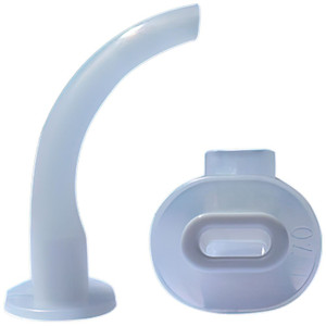 Brown Adolescent Sterile Guedel Airway Size #1, 70mm Diameter (ISO 6.5)