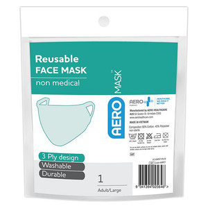AEROMASK Reusable Face Mask, Each