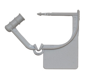 Small White Plastic Safety Seal, Each