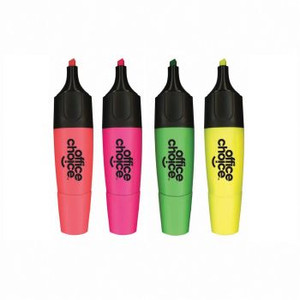 OFFICE CHOICE HIGHLIGHTER WALLET 4 OCH943324 *** While Stocks Last ***