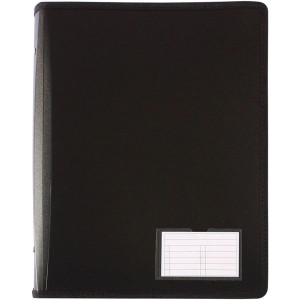 Bantex Zipper Binder A4 2D Ring 25mm - Black (20710)