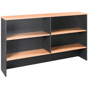 HUTCH 1800(W) X 325(D) X 1080(H) BEECH / CHARCOAL