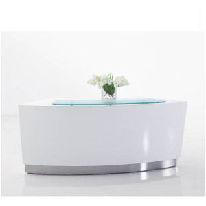 EVO RECEPTION COUNTER W 1870 x D 950 x H 754mm Gloss White