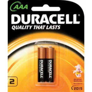 DURACELL BATTERY AAA CARD 2