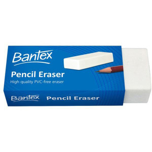 Bantex Eraser Pencil Small White