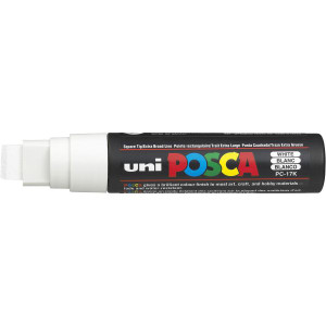 UNIBALL POSCA POSTER MARKER BROAD 15MM WHITE