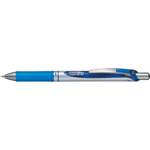 Pentel BL80 Energel Xm Liquid Gel Pen Retractable 1.0mm Broad Nib Blue, Each