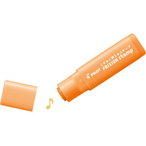 Pilot Frixion Stamp Music Note Apricot Orange