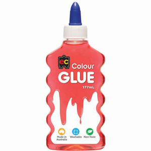 EC Colour Glue 177ml Red *** While Stocks Last ***