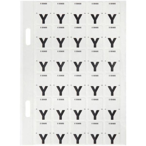Avery Alphabet Coding Label Y Top Tab 20x30mm Wht Grey Pack of 150