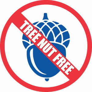 Avery Food Rotation Allergy Label 40mm Tree Nut Free Roll of 500