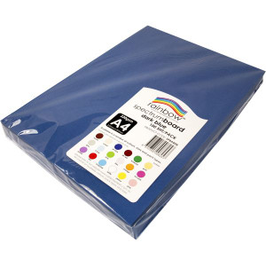 Rainbow Spectrum Board A4 220gms Dark Blue 100 Sheets