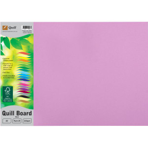 Quill Coloured Board 210gsm A3 - Musk Pack of 25 (90407)