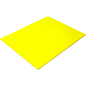 RAINBOW SPECTRUM BOARD 200GSM 510MM X 640MM 20 SHEETS YELLOW