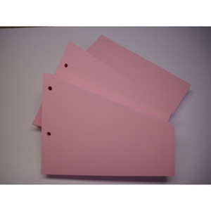 INDICES TRICUT PANELS SALMON Pack of 100 ***Salmon colour out of stock no ETA - Blue is availble # IT-INDX097 ****
